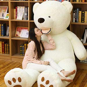 巨大ホワイトクマ ぬいぐるみ 大きめ Amazon.co.jp: MIXUS くまぬいぐるみ 特大 ホワイト/テディベア 大型